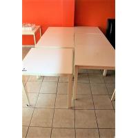 6 vierkante tafels afm plm 75x75cm